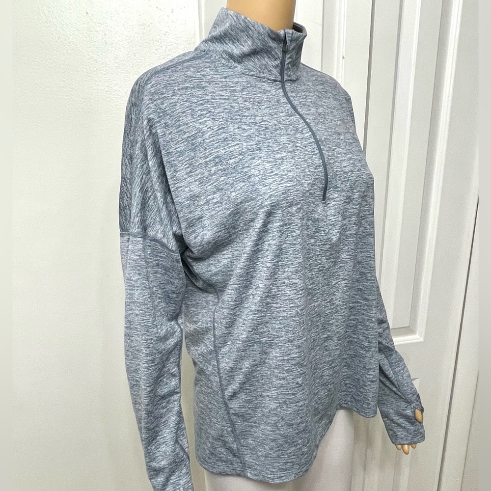 Nike Women's Dry Element Running Top Gray Heather Long Sleeve Size M - Picture 6 of 12